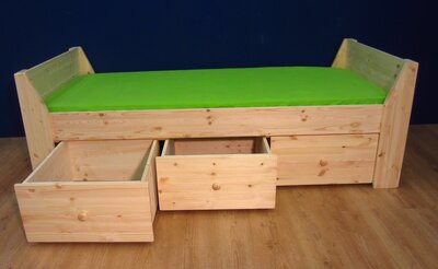 1-p.bed JENNIFER 3 la 90x200cm SHOWMODEL