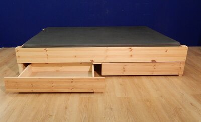 1-persoonsbed JANNES met 2 laden 