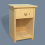 houten-NACHTKASTJE-met-1-lade-en-open-vak houten-NACHTKASTJE-met-1-lade-en-open-vak